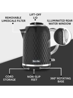 Breville Curve Collection Kettle - Black 11 Breville Curve Collection Kettle - Black -Appliance Pro U7YV4 SQ4 0000000088 NO COLOR SLd2