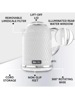 Breville Curve Collection Kettle - White 8 Breville Curve Collection Kettle - White -Appliance Pro U7YV7 SQ2 0000000088 NO COLOR SLd
