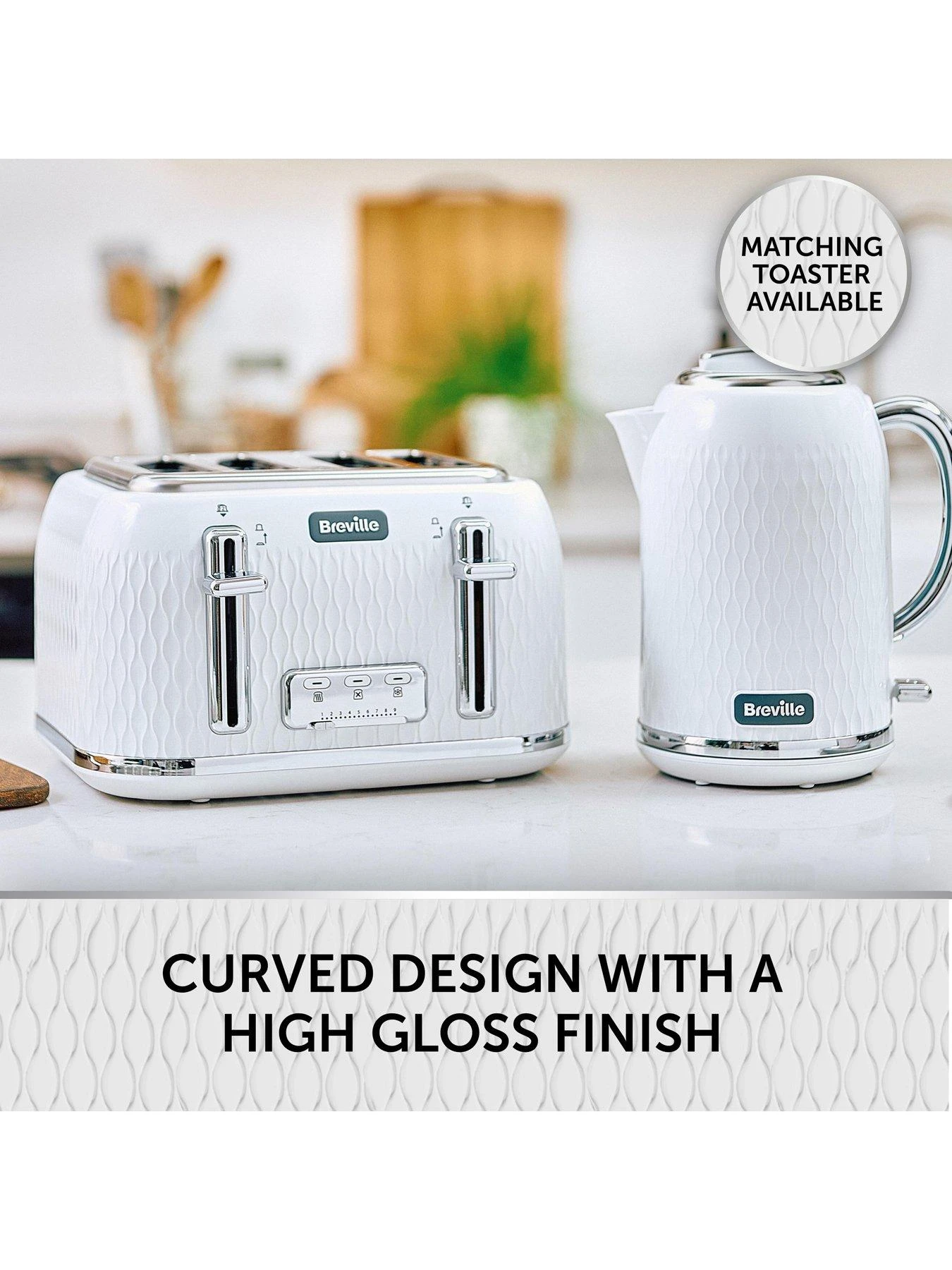 Breville Curve Collection Kettle - White 6 Breville Curve Collection Kettle - White - Image 4