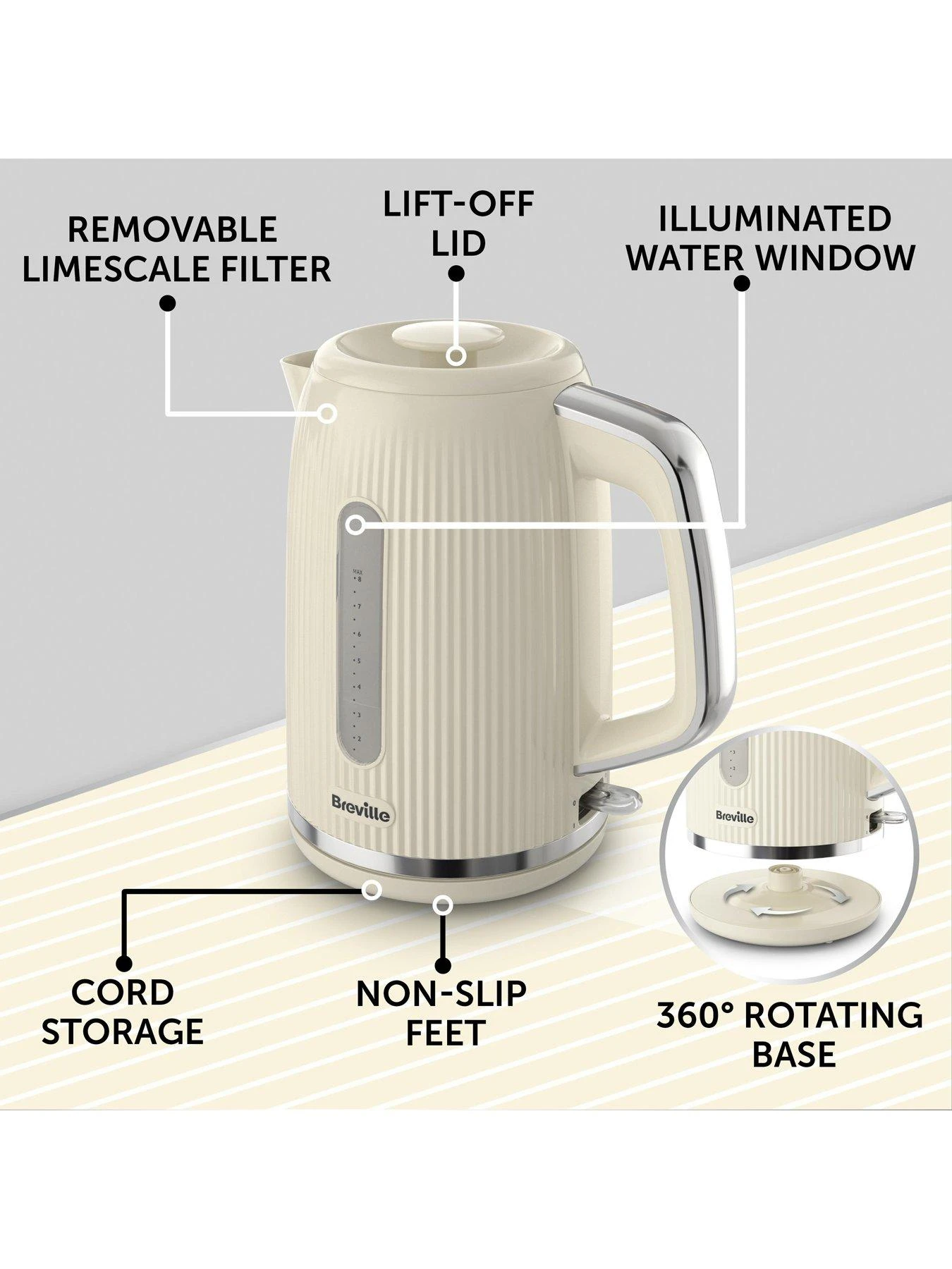 Breville Bold Kettle - Cream 8 Breville Bold Kettle - Cream - Image 6
