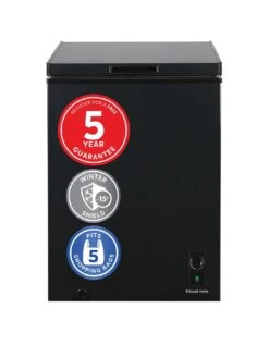 Russell Hobbs RH99CF1001B 99L Chest Freezer, Black