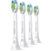 Philips Sonicare Optimal W2 White Replacement Brush Heads, Pack Of 4 HX6064/10
