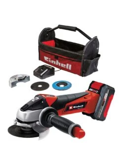 Einhell PXC 115mm Cordless Angle Grinder - TE-AG 18/115 Li (18V Includes Battery)