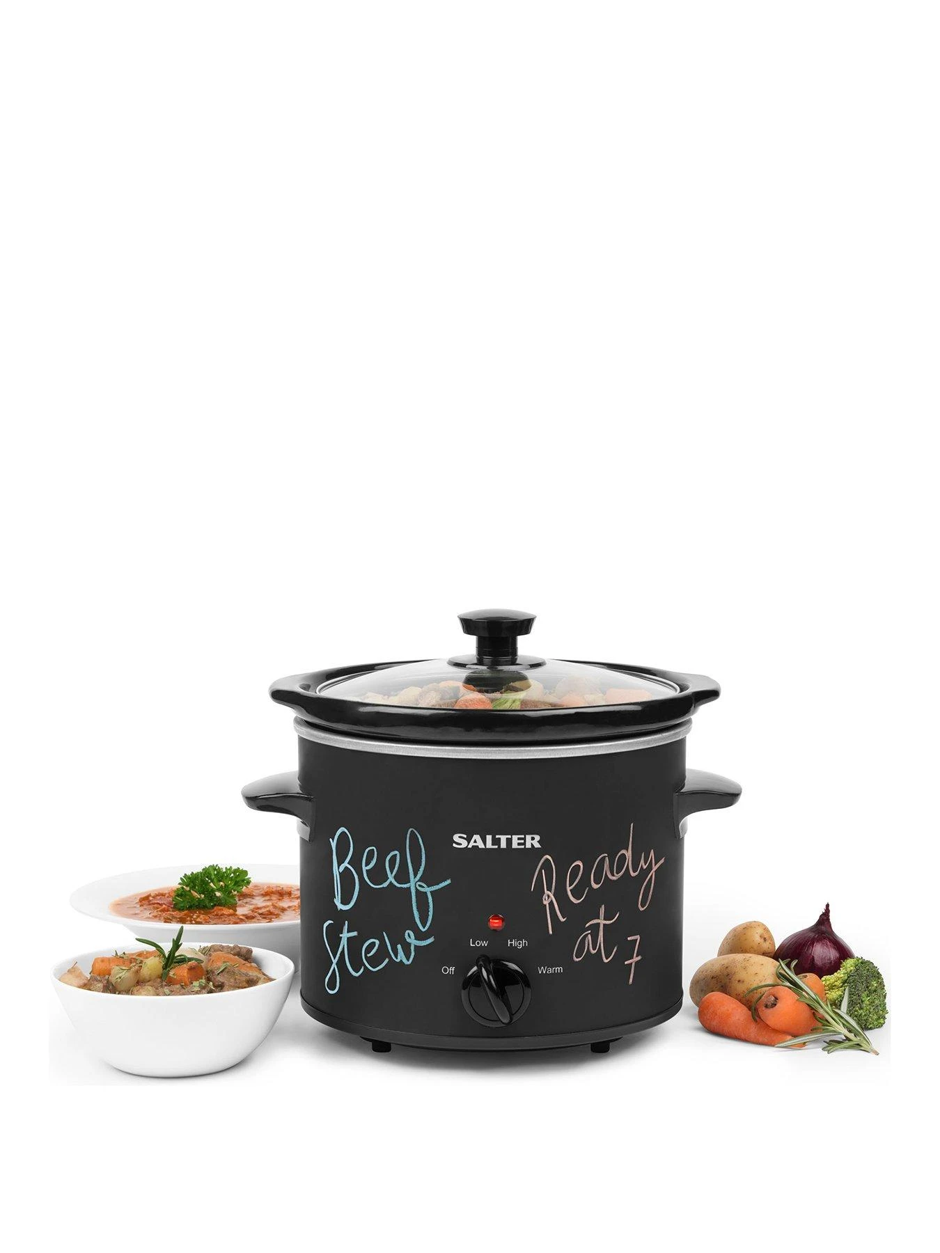 Salter Chalkboard Slow Cooker EK2842 3 Salter Chalkboard Slow Cooker EK2842