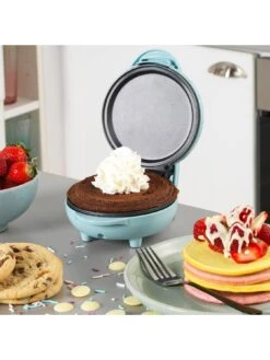 Giles & Posner Mini Snack Maker- Pancakes, Cookies And Ice Cream 10 Giles & Posner Mini Snack Maker- Pancakes, Cookies And Ice Cream -Appliance Pro UQ24E SQ3 0000000005 GREY SLd1