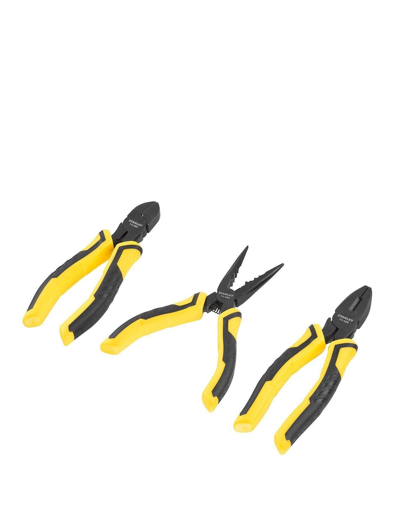 Stanley Control Grip 3 Piece Plier Set STHT0-75094 3 Stanley Control Grip 3 Piece Plier Set STHT0-75094