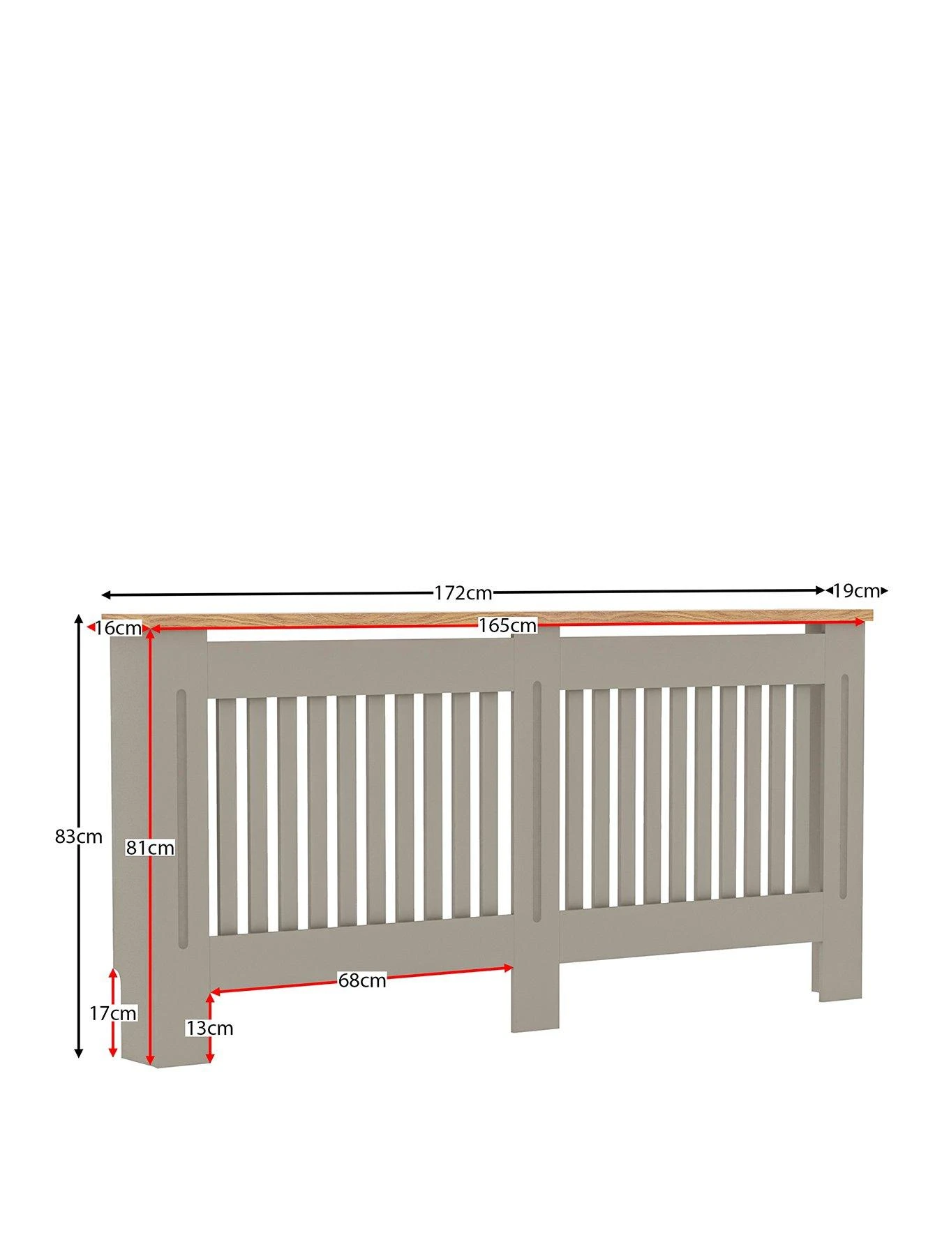 Vida Designs Arlington Extra Large Radiator Cover 4 Vida Designs Arlington Extra Large Radiator Cover - Image 2