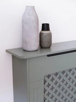 Vida Designs Oxford Large Radiator Cover - Grey -Appliance Pro UR57X SQ4 0000000005 GREY SLd1