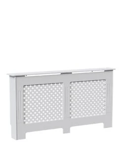Vida Designs Oxford Large Radiator Cover - White -Appliance Pro UR57Y SQ2 0000000013 WHITE SLf