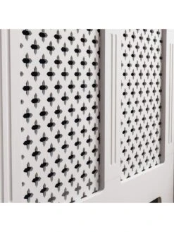 Vida Designs Oxford Large Radiator Cover - White -Appliance Pro UR57Y SQ7 0000000013 WHITE RSr1