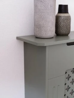 Vida Designs Oxford Small Radiator Cover - Grey -Appliance Pro UR58B SQ4 0000000005 GREY SLd1