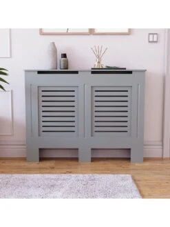 Vida Designs Milton Medium Radiator Cover - Grey 10 Vida Designs Milton Medium Radiator Cover - Grey -Appliance Pro UR58G SQ3 0000000005 GREY SLd