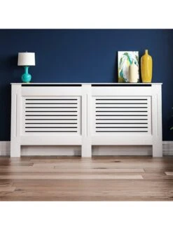 Vida Designs Milton Extra Large Radiator Cover - White 10 Vida Designs Milton Extra Large Radiator Cover - White -Appliance Pro UR58N SQ3 0000000013 WHITE SLd