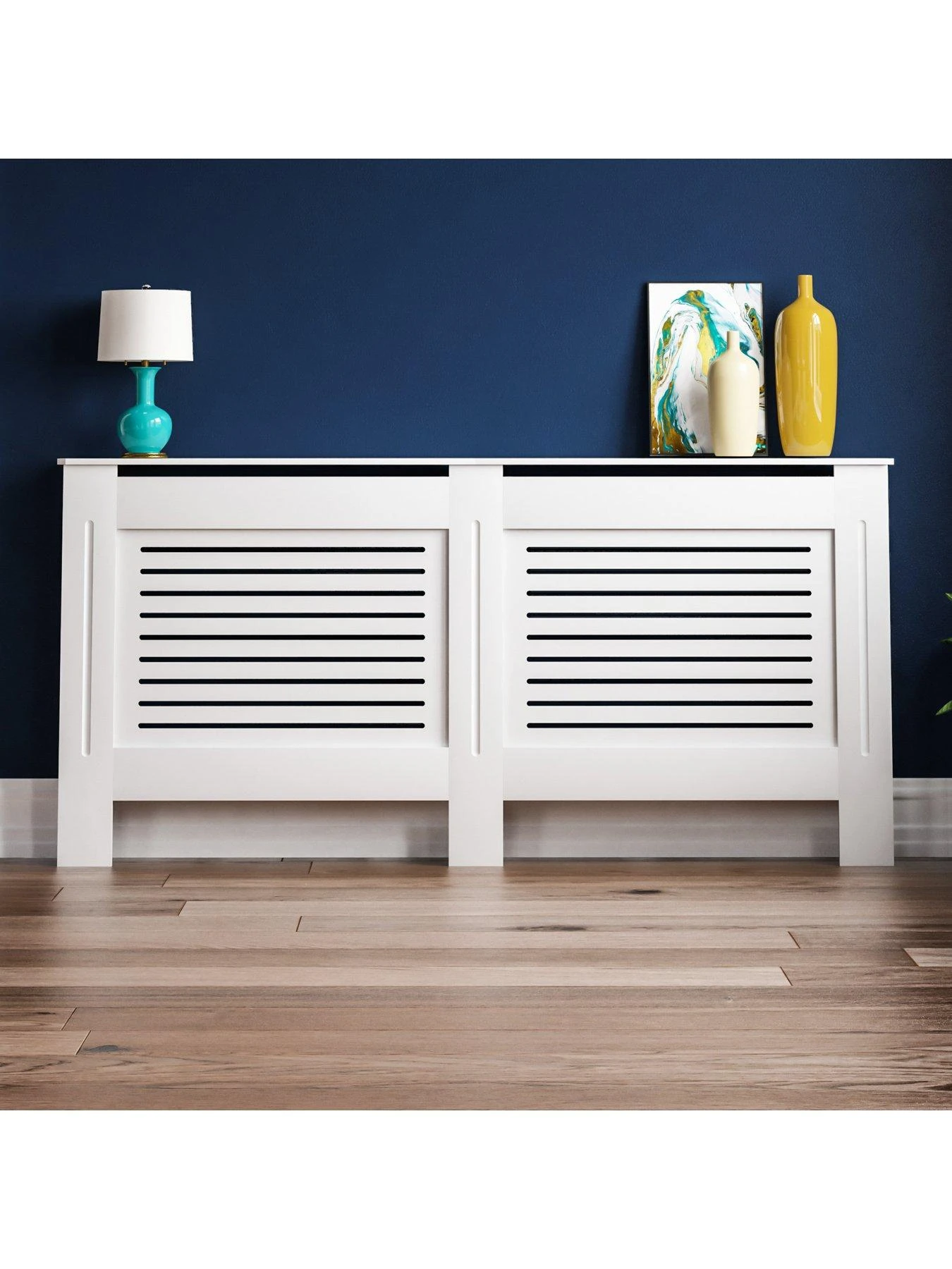 Vida Designs Milton Extra Large Radiator Cover - White 5 Vida Designs Milton Extra Large Radiator Cover - White - Image 3