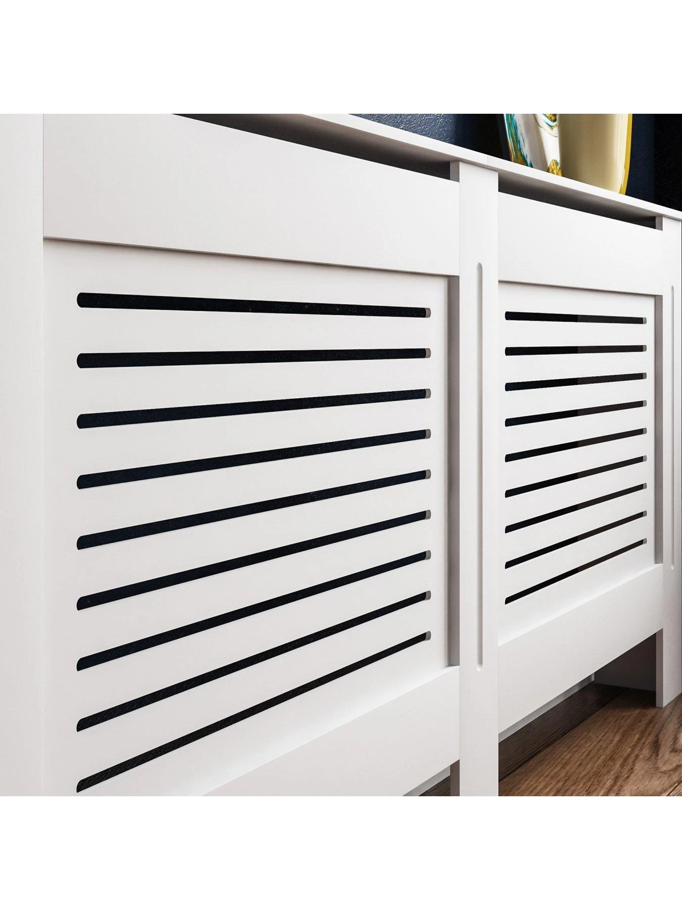 Vida Designs Milton Extra Large Radiator Cover - White 8 Vida Designs Milton Extra Large Radiator Cover - White - Image 6
