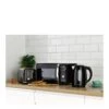 Daewoo Kensington Jug Kettle, 2 Slice Toaster & Microwave Triple Pack Black -Appliance Pro URTUH SQ1 0000000004 BLACK SLf