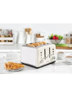 Daewoo Kensington Cream Triple Pack- Microwave, Kettle And Toaster Set -Appliance Pro URTUJ SQ6 0000000067 CREAM SLd4