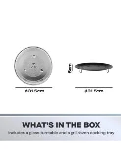 Daewoo 30L 900w Digital Microwave With Grill & Convection KOC9C5T 8 Daewoo 30L 900w Digital Microwave With Grill & Convection KOC9C5T -Appliance Pro URW94 SQ5 0000000035 SILVER SLd3