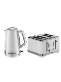 Russell Hobbs Structure Kettle & Toaster Bundle - White -Appliance Pro URW9E SQ2 0000000013 WHITE SLd