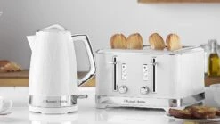 Russell Hobbs Structure Kettle & Toaster Bundle - White -Appliance Pro URW9E SQ8 0000000013 WHITE DVvL