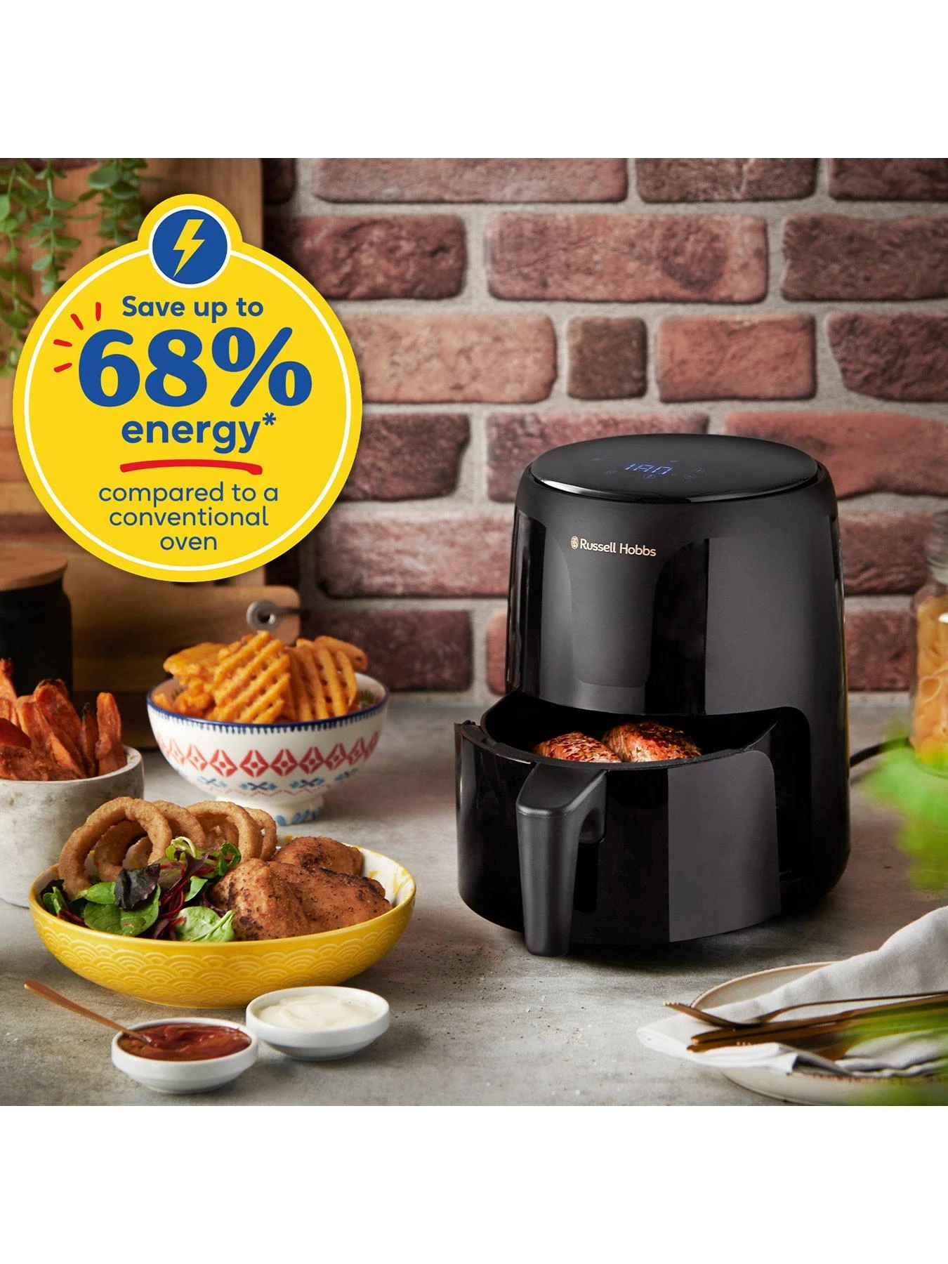 Russell Hobbs SatisFry 1.8-Litre Digital Air Fryer - 26500 4 Russell Hobbs SatisFry 1.8-Litre Digital Air Fryer - 26500 - Image 2