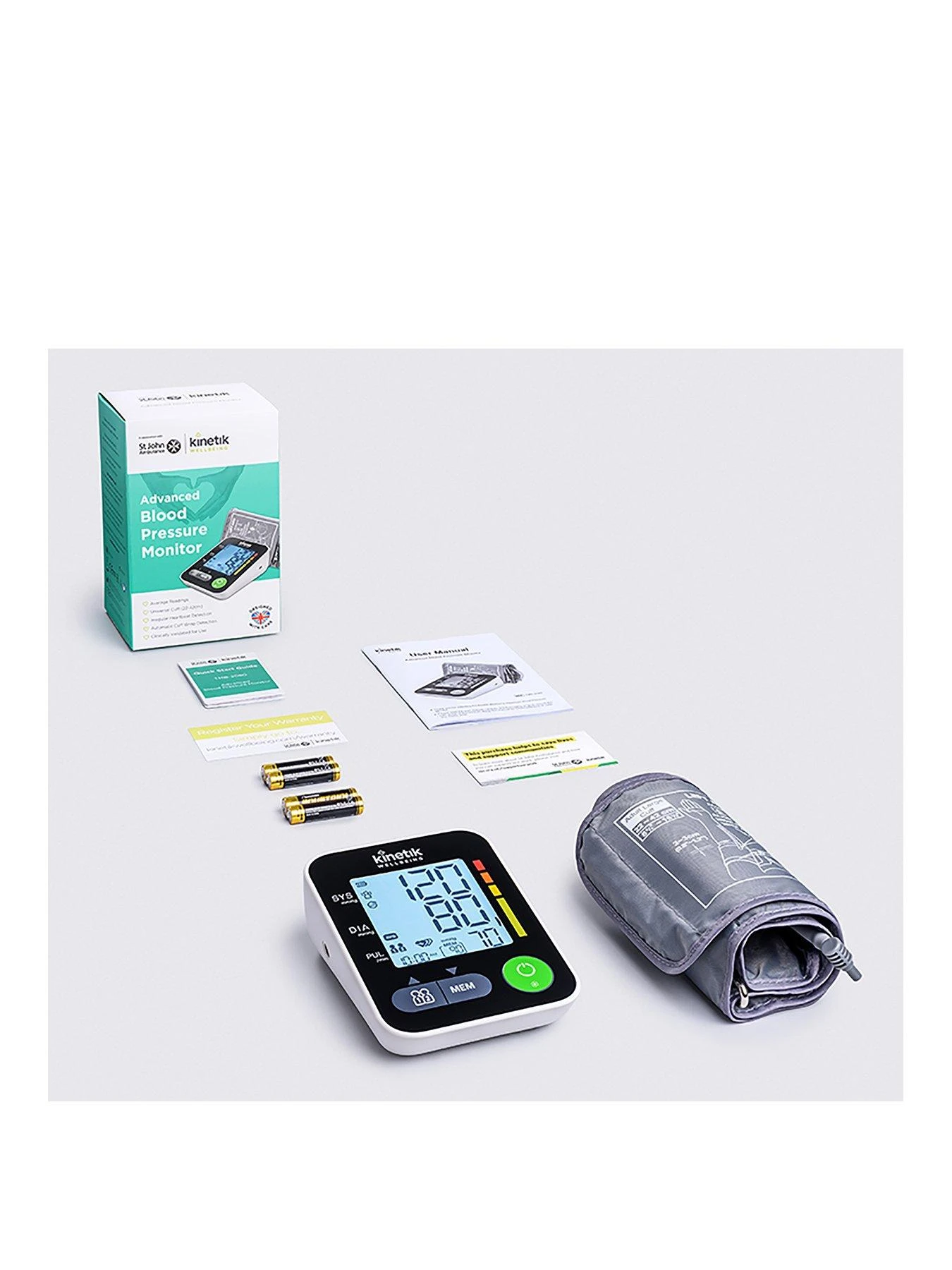 Kinetik Wellbeing Advanced Blood Pressure Monitor 4 Kinetik Wellbeing Advanced Blood Pressure Monitor - Image 2