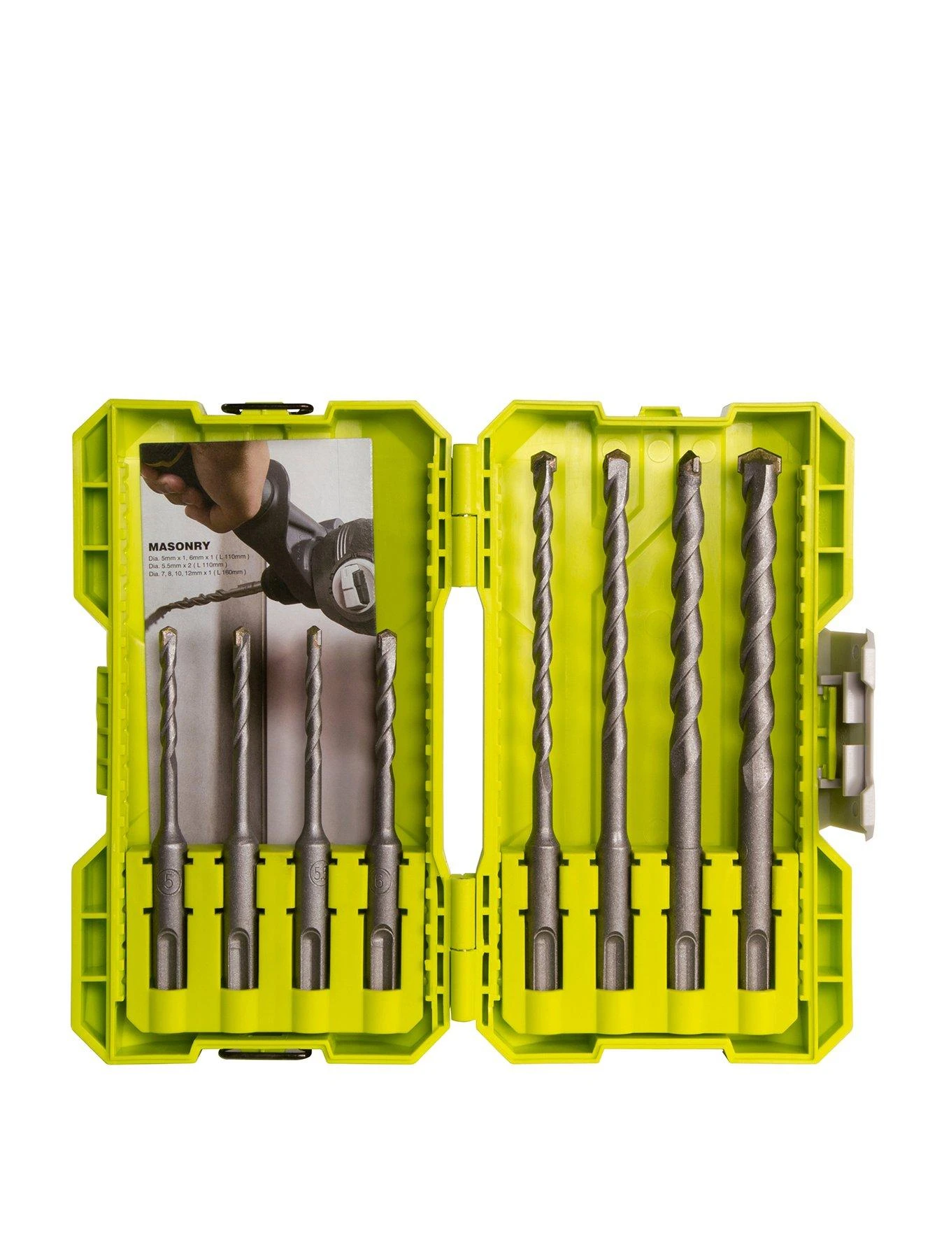RYOBI RAK08SDS2 SDS+ Masonry Bit Set (8 Piece) 3 RYOBI RAK08SDS2 SDS+ Masonry Bit Set (8 Piece)