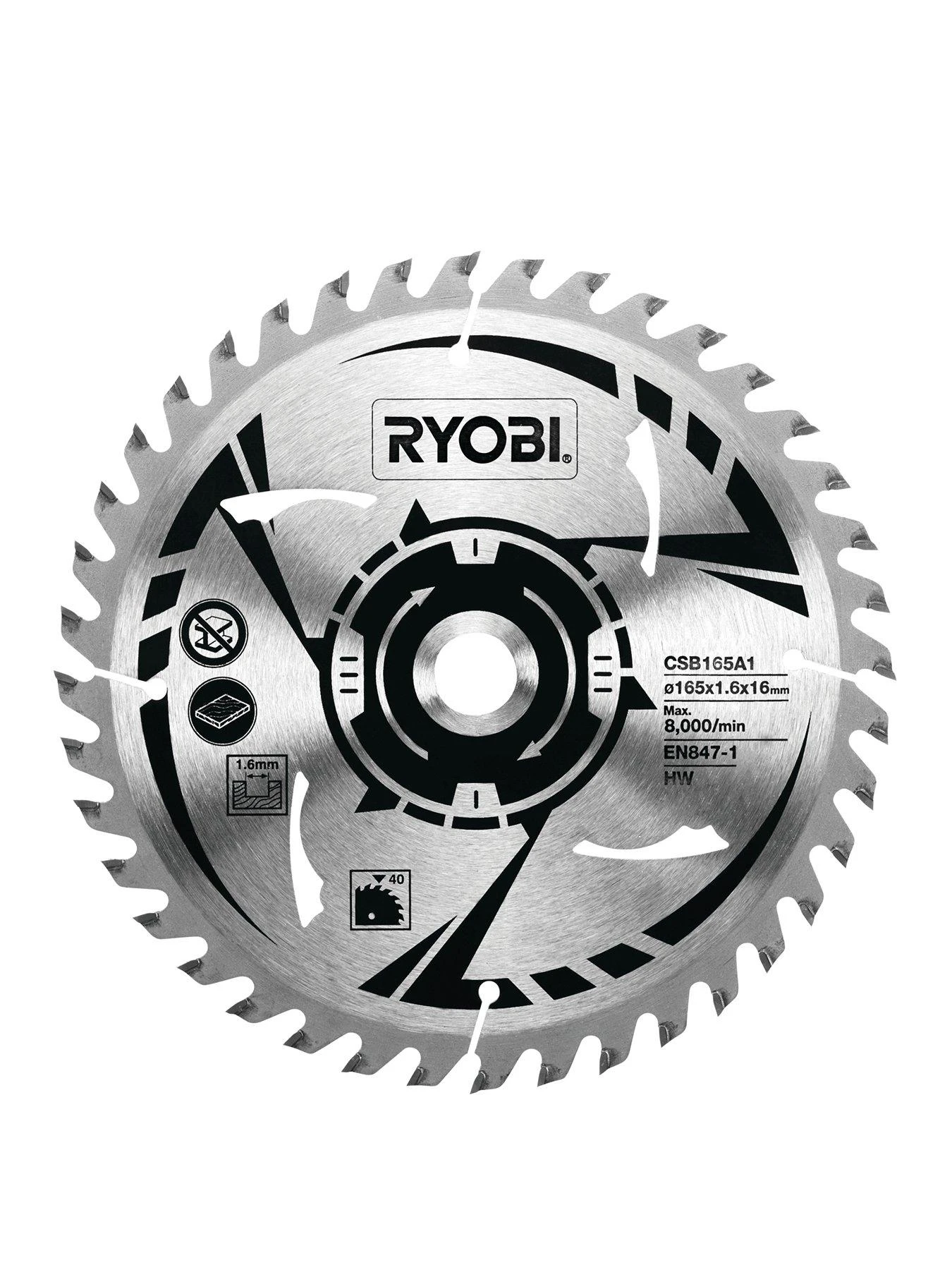 RYOBI CSB165A1 165mm Circular Saw Blade (Single) 3 RYOBI CSB165A1 165mm Circular Saw Blade (Single)