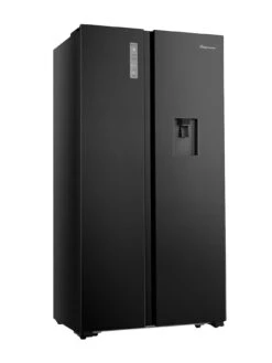 Fridgemaster MS91521FFB 91cm Total No Frost American Fridge Freezer - Black -Appliance Pro UTS7T SQ3 0000000004 BLACK SLd