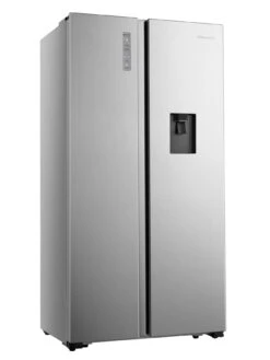 Fridgemaster MS91521FFS 91cm Wide Total No Frost American-Style Fridge Freezer - Silver -Appliance Pro UTS7U SQ3 0000000035 SILVER SLd1