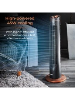 Tower Cavaletto 29 Inch Tower Fan - Black -Appliance Pro UTV37 SQ3 0000000088 NO COLOR SLd1