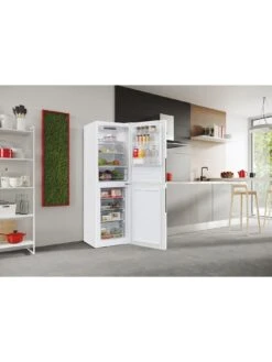 Hoover HOCT3L517FWK 55cm Wide 50/50 Freestanding Low Frost Fridge Freezer - White -Appliance Pro UU35H SQ6 0000000013 WHITE SLd4