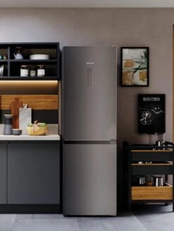 Hotpoint H5X 82O SK 60cm Wide, Total No Frost Fridge Freezer - Black -Appliance Pro UV62B SQ3 0000000004 BLACK SLd1