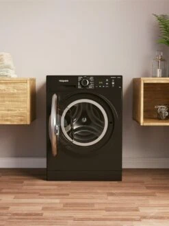 Hotpoint ActiveCare NM11946BCAUKN 9kg Wash, 1400rpm Spin Washing Machine -Appliance Pro UV62J SQ4 0000000004 BLACK SLd2