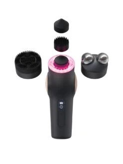 Therabody TheraFace Pro All In One Facial And Skin Device With 50ml Gel Set - Black