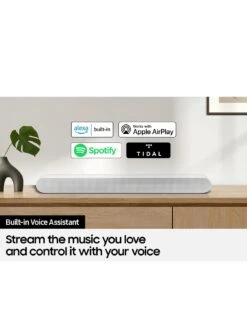 Samsung S61B 5.0ch Lifestyle All-in-one Soundbar In White with Alexa Voice Control Built-in And Dolby Atmos -Appliance Pro UVGUS SQ7 0000000013 WHITE SLd3