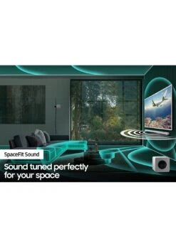 Samsung S801B 3.1.2ch Lifestyle Ultra Slim Soundbar In White With Subwoofer Alexa Voice Control Built-in And Dolby Atmos -Appliance Pro UVGUU SQ4 0000000013 WHITE SLd