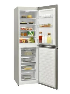 Swan SR158110S 54cm Wide, 183cm High Freestanding Frost-Free Fridge Freezer - Silver -Appliance Pro UVST9 SQ4 0000000035 SILVER SLd2