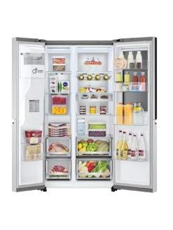 LG InstaView ThinQ GSXV91BSAE Wifi Connected American-Style Fridge Freezer - Stainless Steel - E Rated -Appliance Pro UVSTR SQ4 0000000166 STAINLESS STEEL SLd2