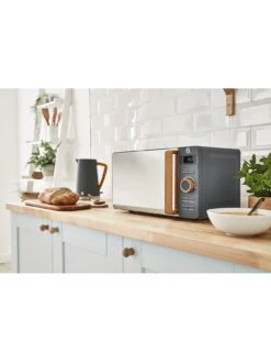 Swan 20L Nordic 800w Microwave- Grey 12 Swan 20L Nordic 800w Microwave- Grey -Appliance Pro UWA8P SQ5 0000000005 GREY SLd3