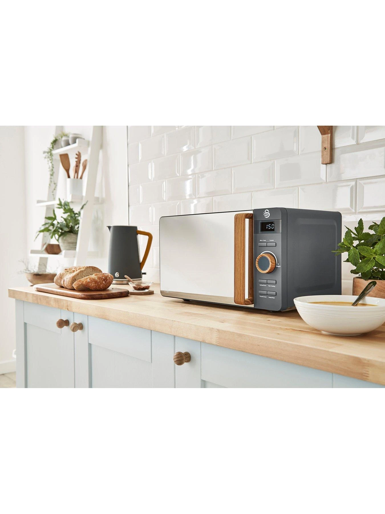 Swan 20L Nordic 800w Microwave- Grey 7 Swan 20L Nordic 800w Microwave- Grey - Image 5