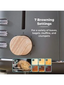 Tower Scandi 800W 2 Slice Toaster Grey Light Wood 10 Tower Scandi 800W 2 Slice Toaster Grey Light Wood -Appliance Pro UX3N5 SQ3 0000000099 N A SLd1
