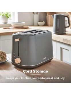 Tower Scandi 800W 2 Slice Toaster Grey Light Wood 13 Tower Scandi 800W 2 Slice Toaster Grey Light Wood -Appliance Pro UX3N5 SQ6 0000000099 N A SLd4