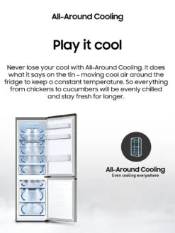 Samsung BRB26600FWW/EU Integrated Fridge Freezer With Total No Frost - White -Appliance Pro UXUJ6 SQ5 0000000013 WHITE SLd3