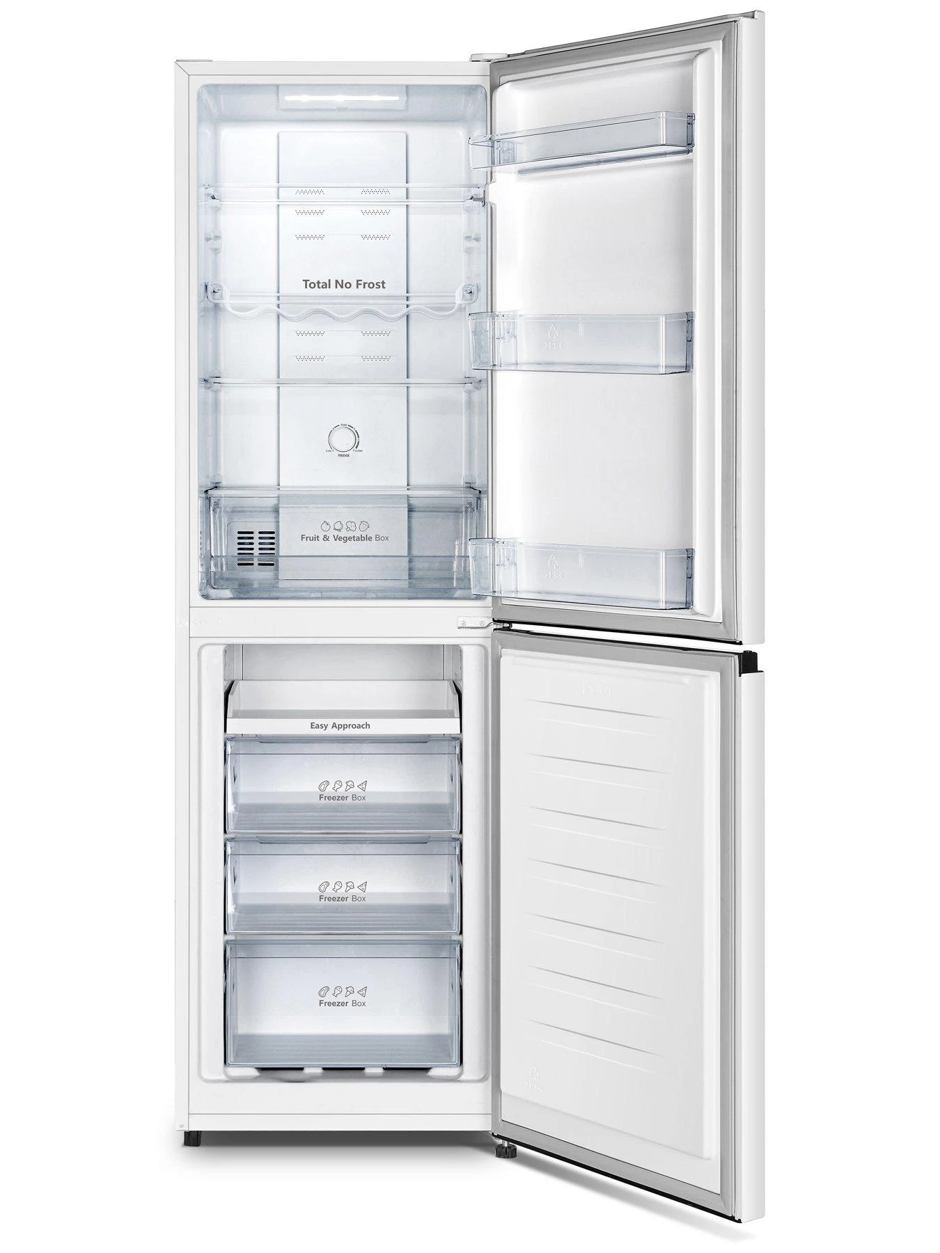 Hisense RB327N4BWE 55cm Wide Total No Frost Freestanding Fridge Freezer - White 5 Hisense RB327N4BWE 55cm Wide Total No Frost Freestanding Fridge Freezer - White - Image 3