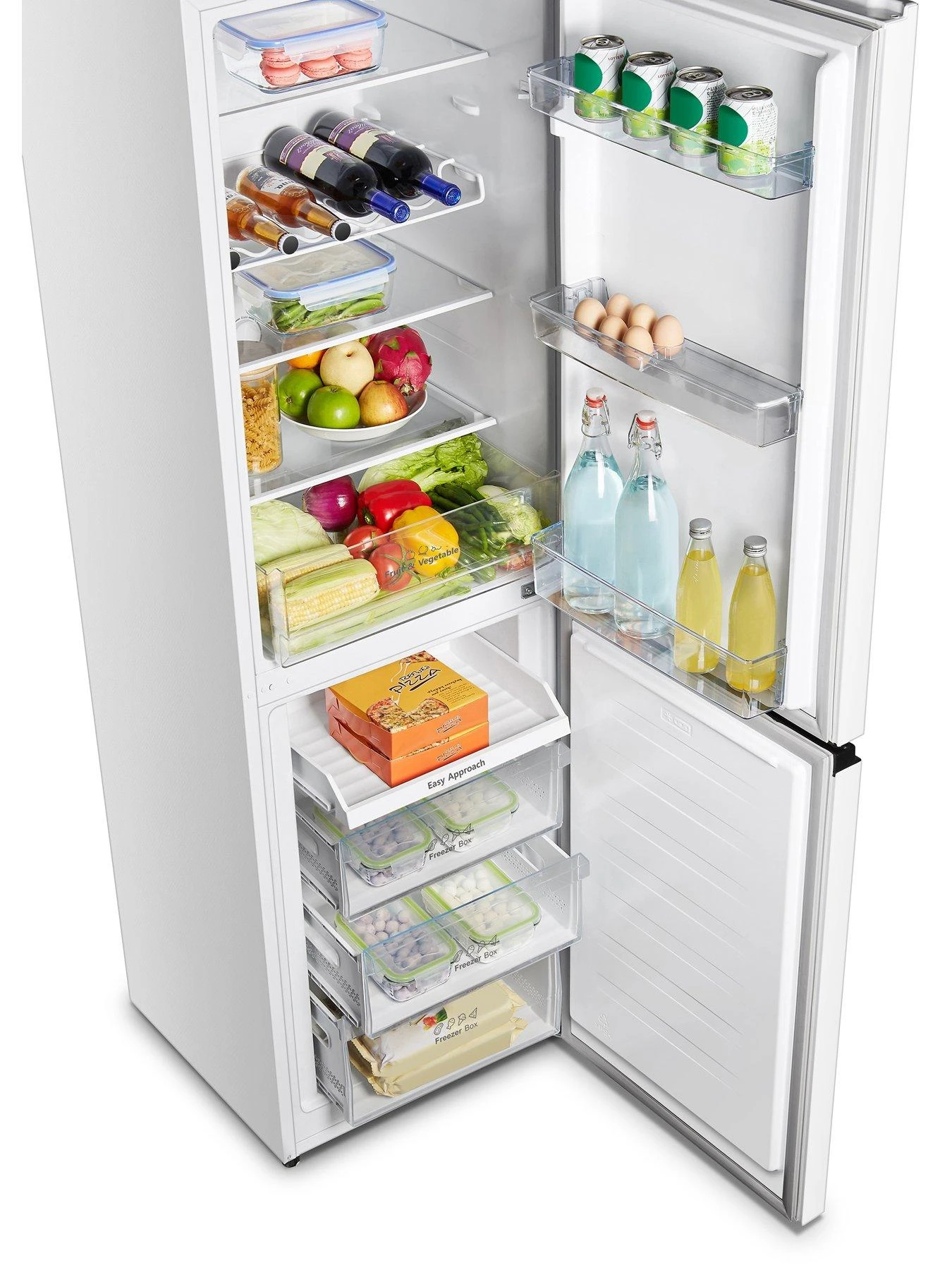 Hisense RB327N4BWE 55cm Wide Total No Frost Freestanding Fridge Freezer - White 6 Hisense RB327N4BWE 55cm Wide Total No Frost Freestanding Fridge Freezer - White - Image 4