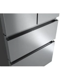Hisense RF632N4BCF 70cm Wide French Door Fridge Freezer - Stainless Steel -Appliance Pro UXUJN SQ3 0000000166 STAINLESS STEEL SLd1