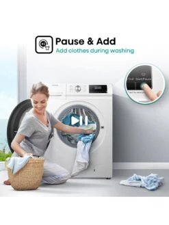 Hisense 3 Series WDQA8014EVJM 8Kg/5KG Washer Dryer With 1400rpm- White 12 Hisense 3 Series WDQA8014EVJM 8Kg/5KG Washer Dryer With 1400rpm- White -Appliance Pro UXUJY SQ5 0000000013 WHITE SLd3