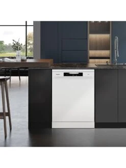 Hisense HS643D60WUK 16-Place Freestanding Dishwasher With Cutlery Tray - White -Appliance Pro UXUKM SQ6 0000000013 WHITE SLd4