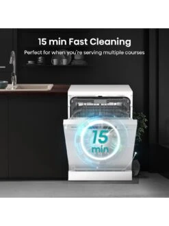 Hisense HS673C60WUK 16-Place Freestanding Dishwasher With Invertor Motor - White 12 Hisense HS673C60WUK 16-Place Freestanding Dishwasher With Invertor Motor - White -Appliance Pro UXUKP SQ3 0000000013 WHITE SLd1